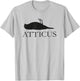 Atticus Deadbird Blackout Logo T Shirt T-Shirt - T-Shirt | Ash