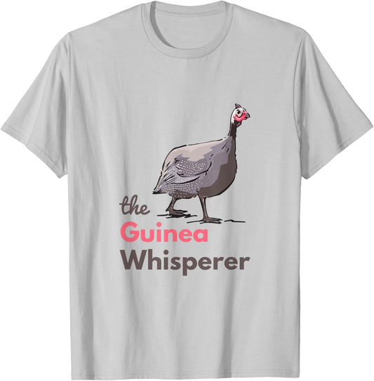Guinea Hen Fowl Guineafowl Poultry Farm Whisperer T-Shirt - T-Shirt | Ash