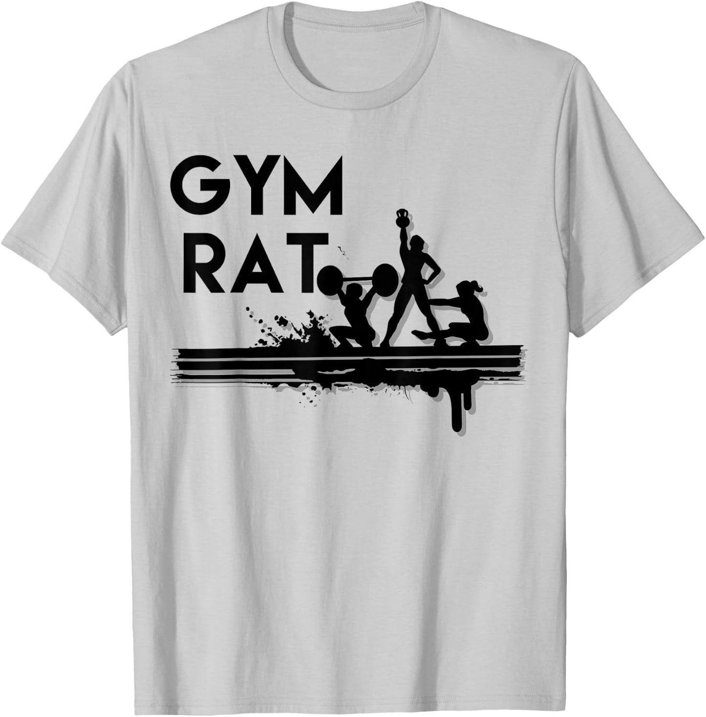 Gym Rat T-Shirt - T-Shirt | Ash