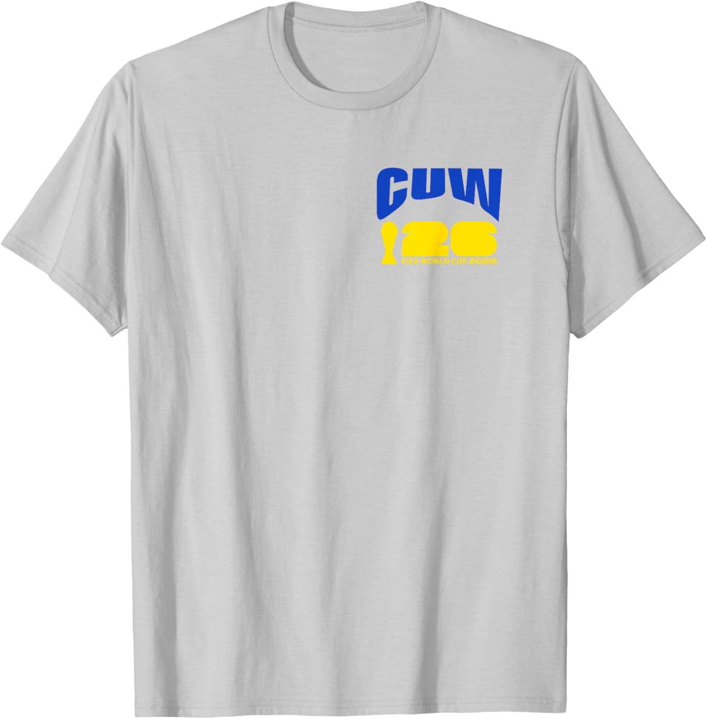 FIFA World CUP26 Curacao Ball in Goal T-Shirt - T-Shirt | Ash
