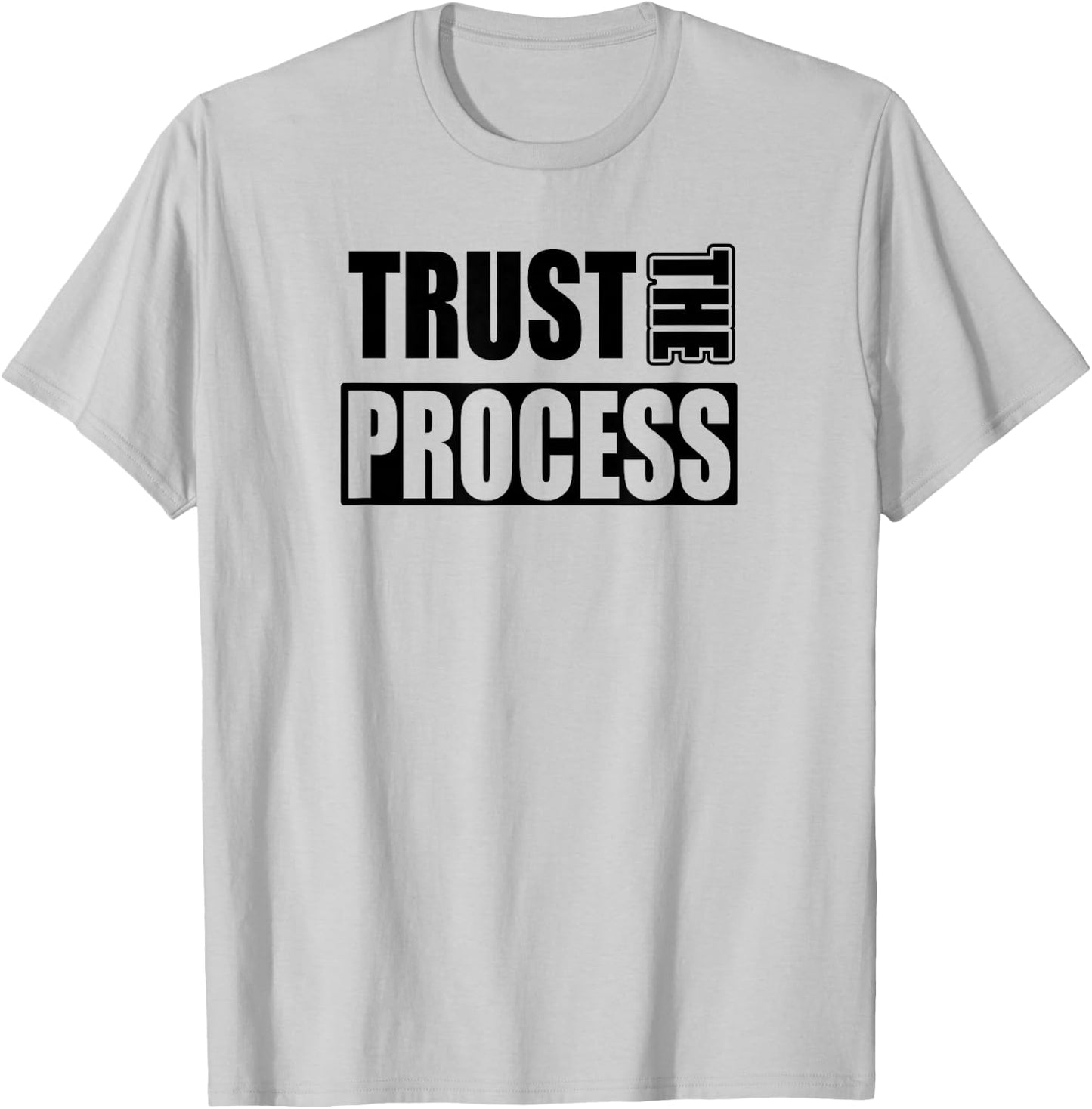 TRUST THE PROCESS C604 Gym T Shirt Workout Fitness MMA T-Shirt - T-Shirt | Ash