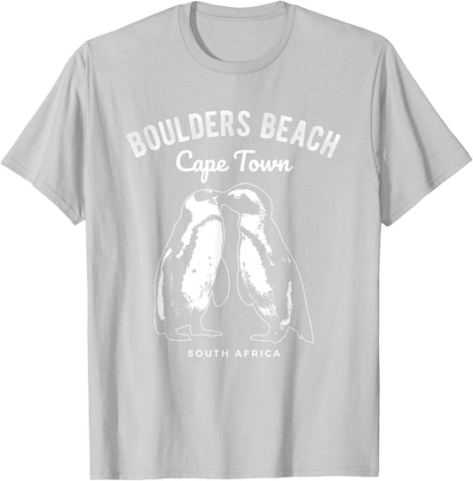 Cape Town Shirt Boulders Beach Penguin Women Kids T-Shirt - T-Shirt | Ash
