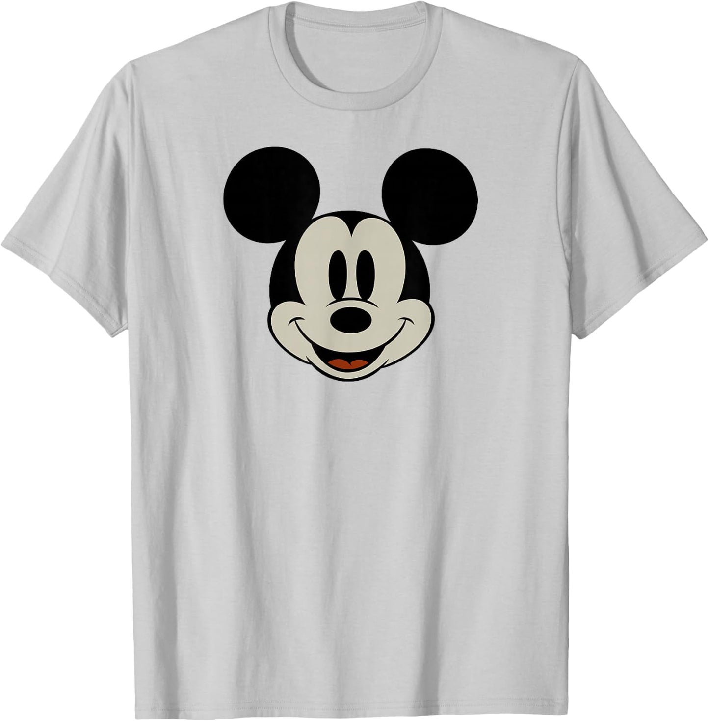 Disney - Mickey Mouse Face T-Shirt - T-Shirt | Ash