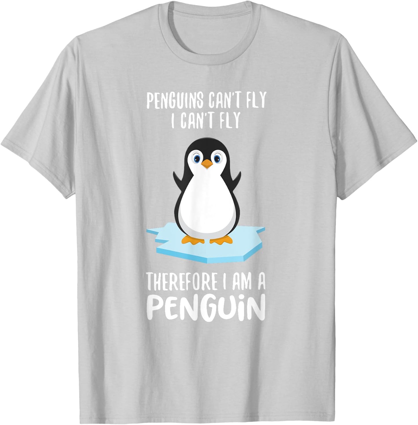 Penguins Can't Fly T Shirt I'm a Penguin Toddler Cute Animal T-Shirt - T-Shirt | Ash