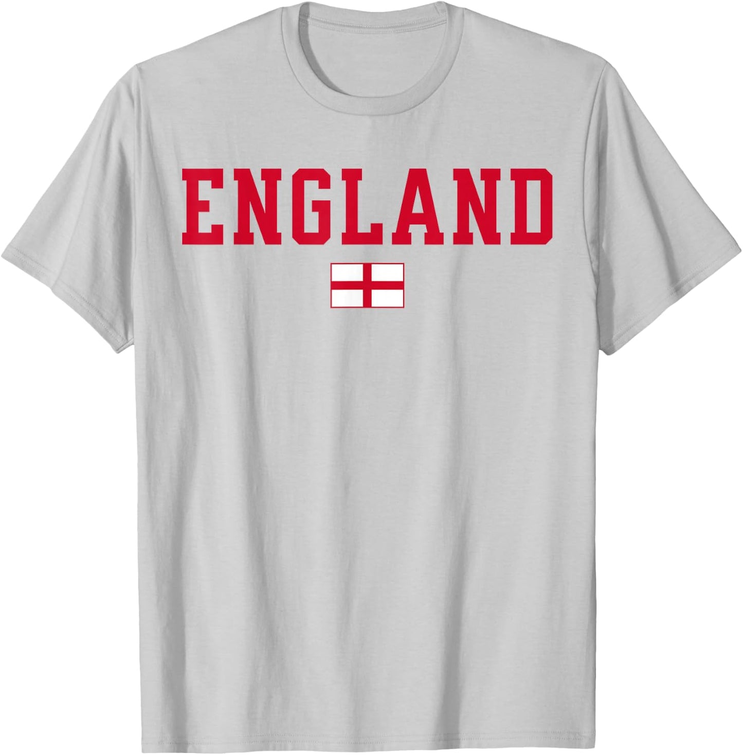 England English Flag T-Shirt - T-Shirt | Ash