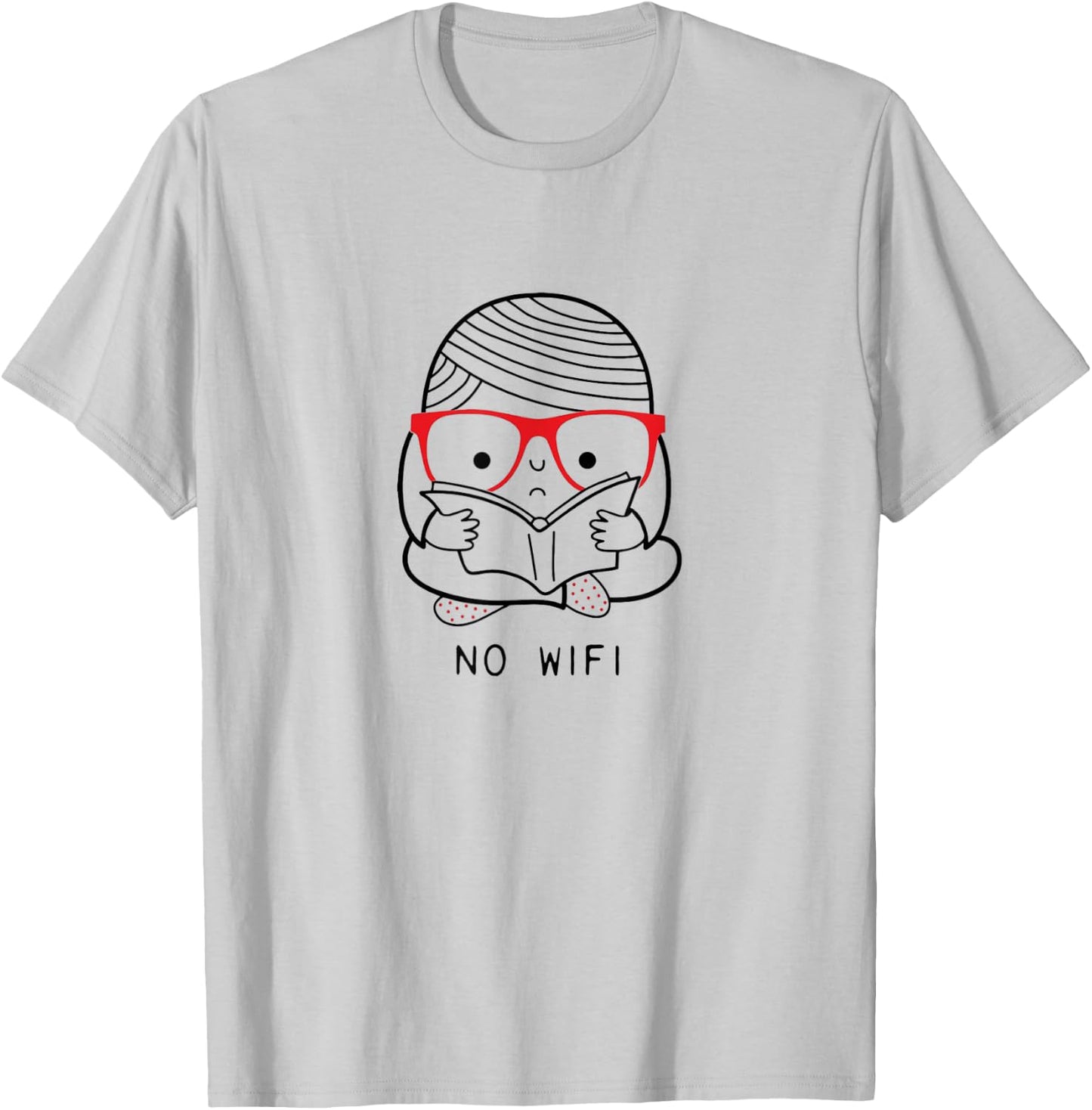 No Wifi T-Shirt - T-Shirt | Ash