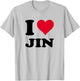 I Love Jin T-Shirt - T-Shirt | Ash