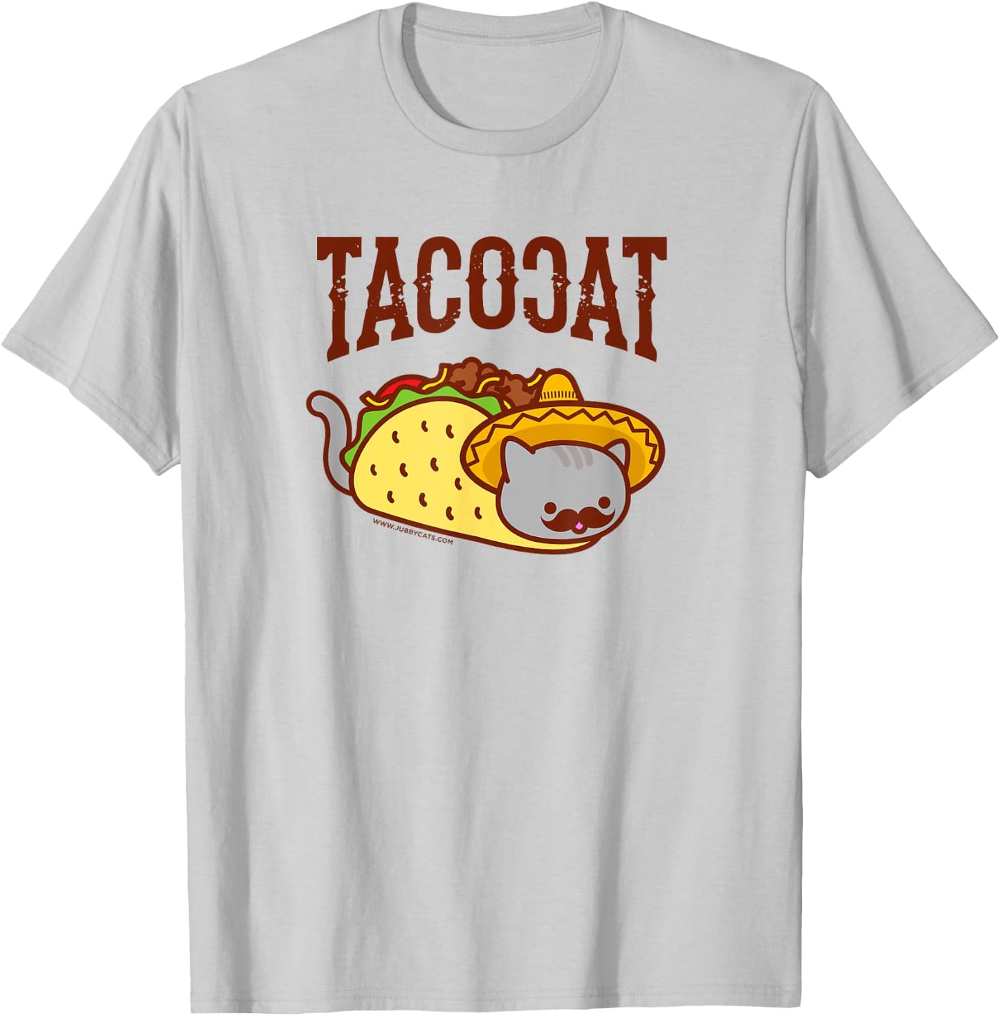 Funny Cat - Mexican Taco Cat Women Girls Kids T-Shirt - T-Shirt | Ash