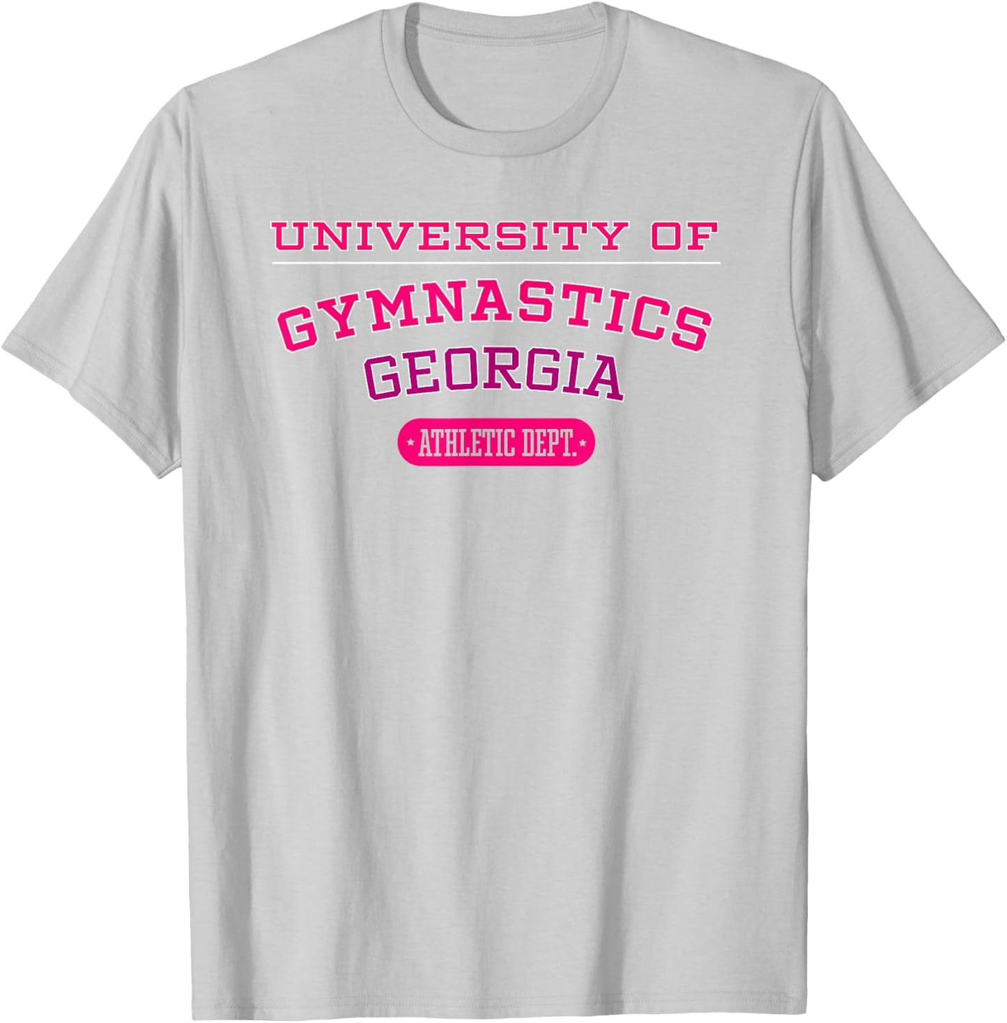 University of Gymnastics GEORGIA Athletic Dept. T-Shirt - T-Shirt | Ash