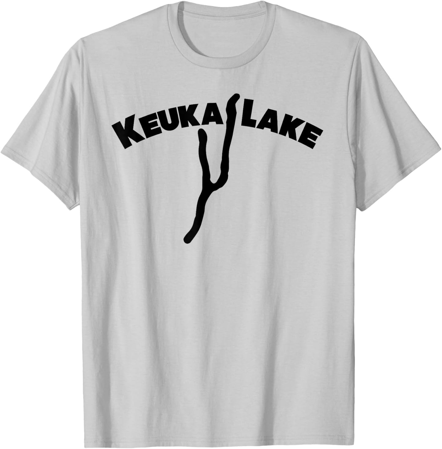Keuka Lake Upstate NY- Finger Lakes Gifts T-Shirt - T-Shirt | Ash