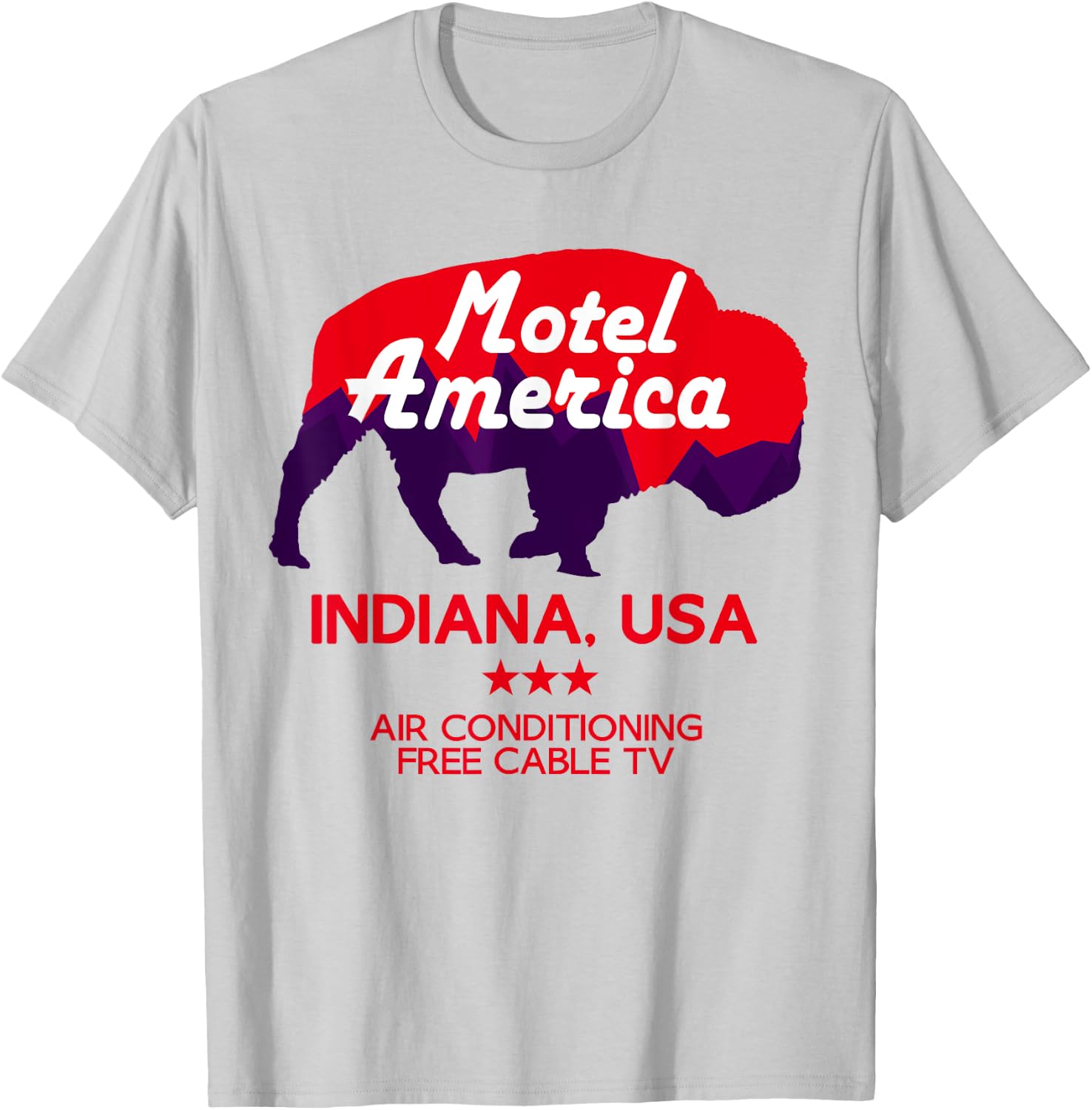 Motel America Novelty Shirt T-Shirt - T-Shirt | Ash