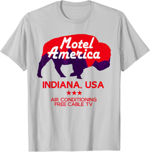 Motel America Novelty Shirt T-Shirt - T-Shirt | Ash