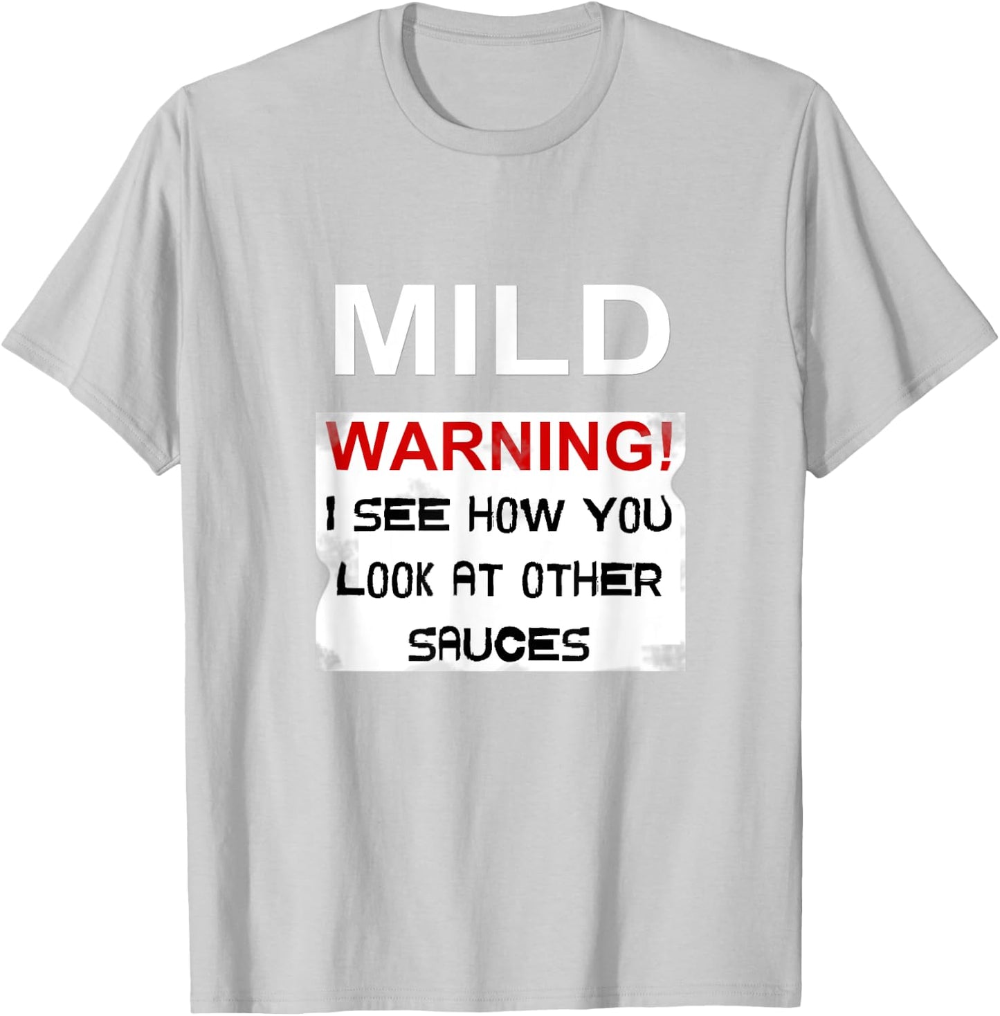 Mild Sauce Shirt - Sauce Packet Halloween Costume Taco T-Shirt - T-Shirt | Ash