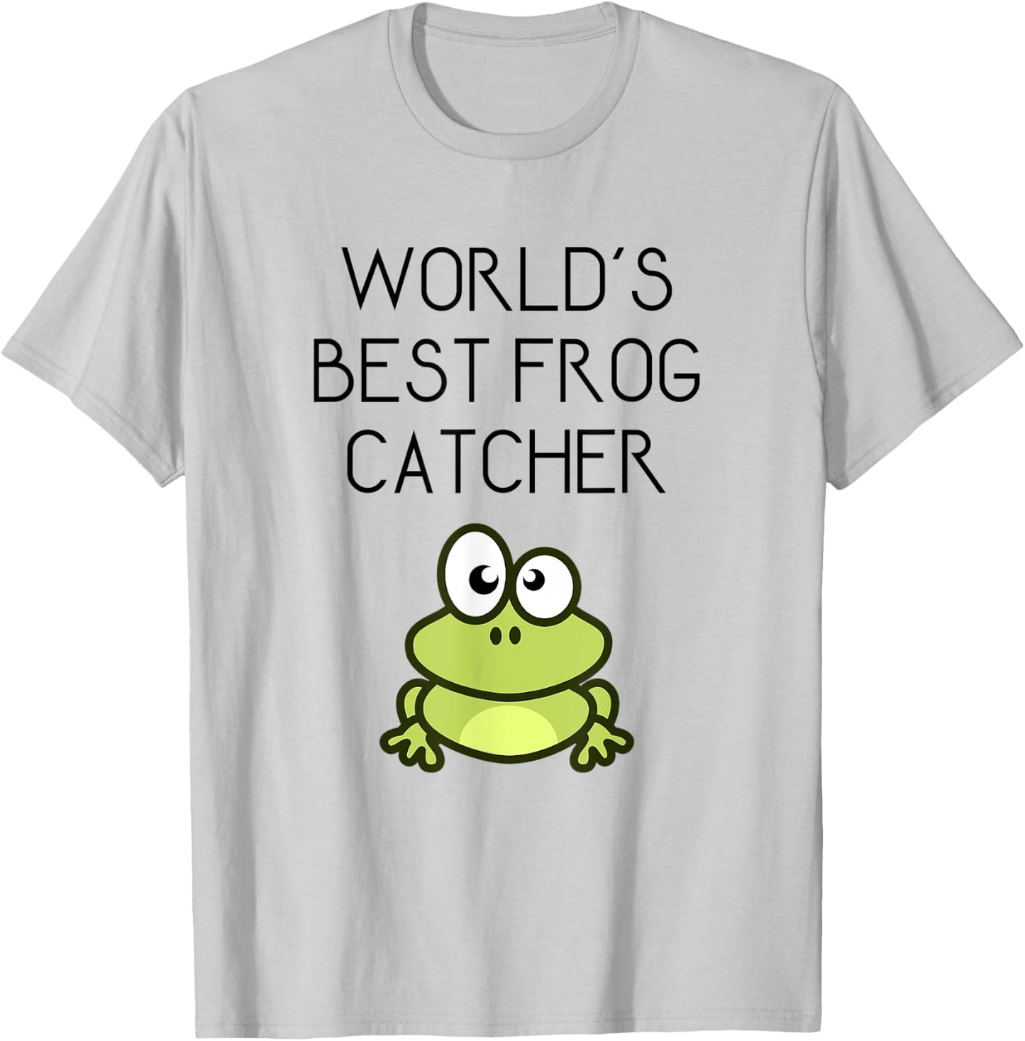 Funny Worlds Best Frog Catcher Gift T-Shirt - T-Shirt | Ash