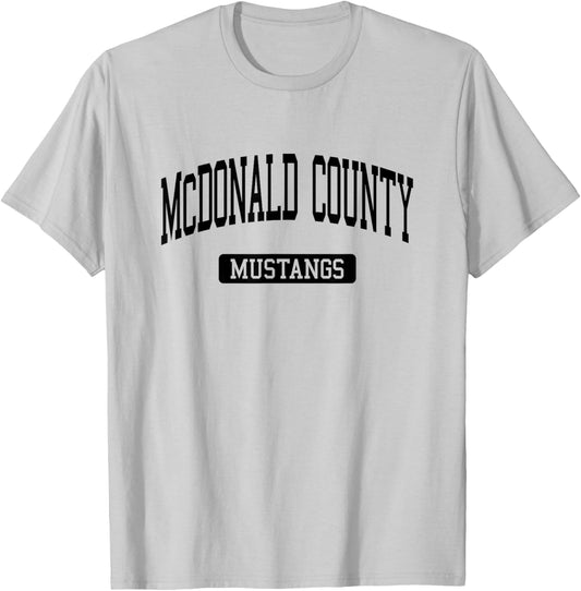 McDonald County High School HS Anderson MO Varsity Sports T-Shirt - T-Shirt | Ash