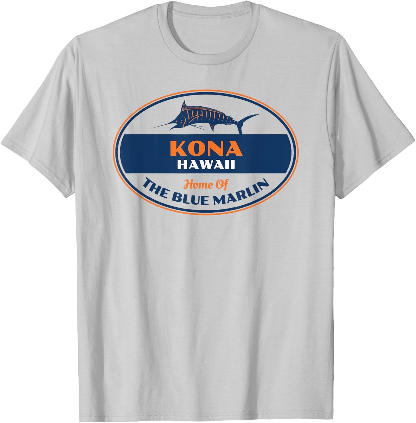 KONA HAWAII Fishing T-Shirt - T-Shirt | Ash