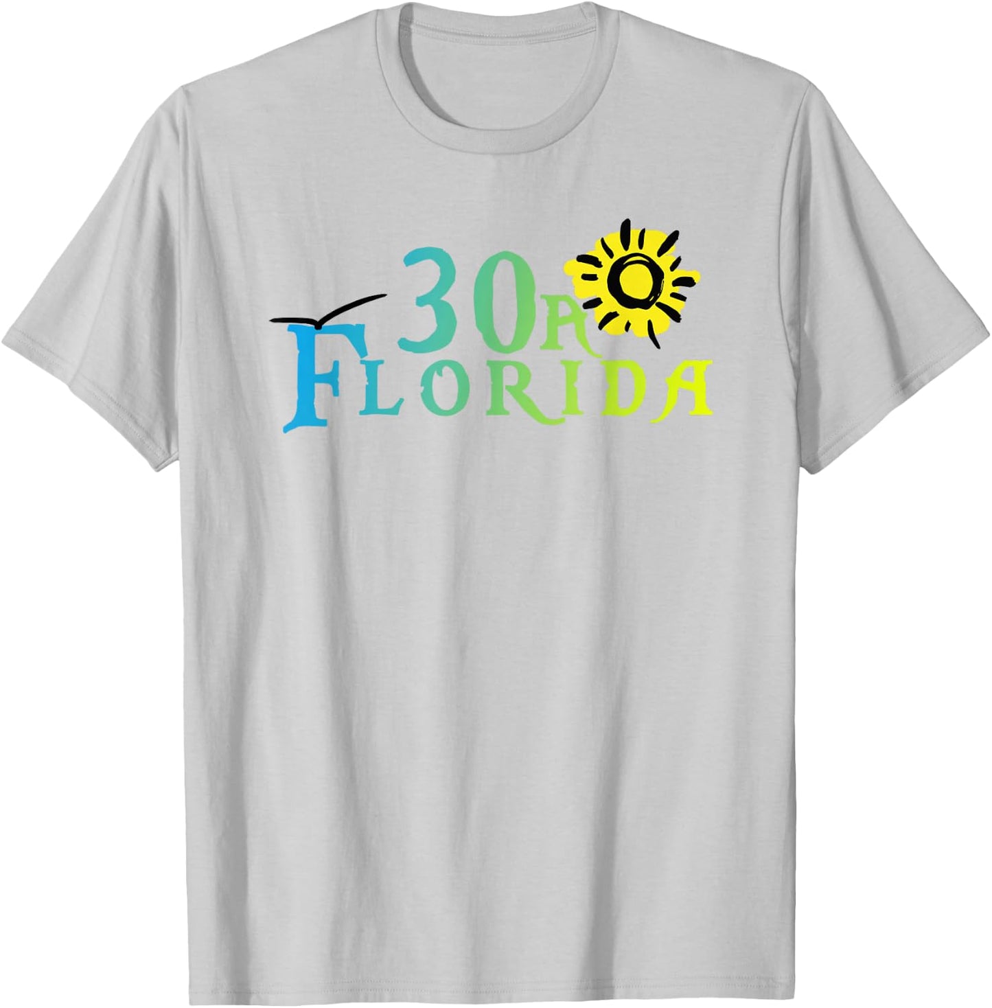 Florida State Road 30a Vacation Shirt T-Shirt - T-Shirt | Ash