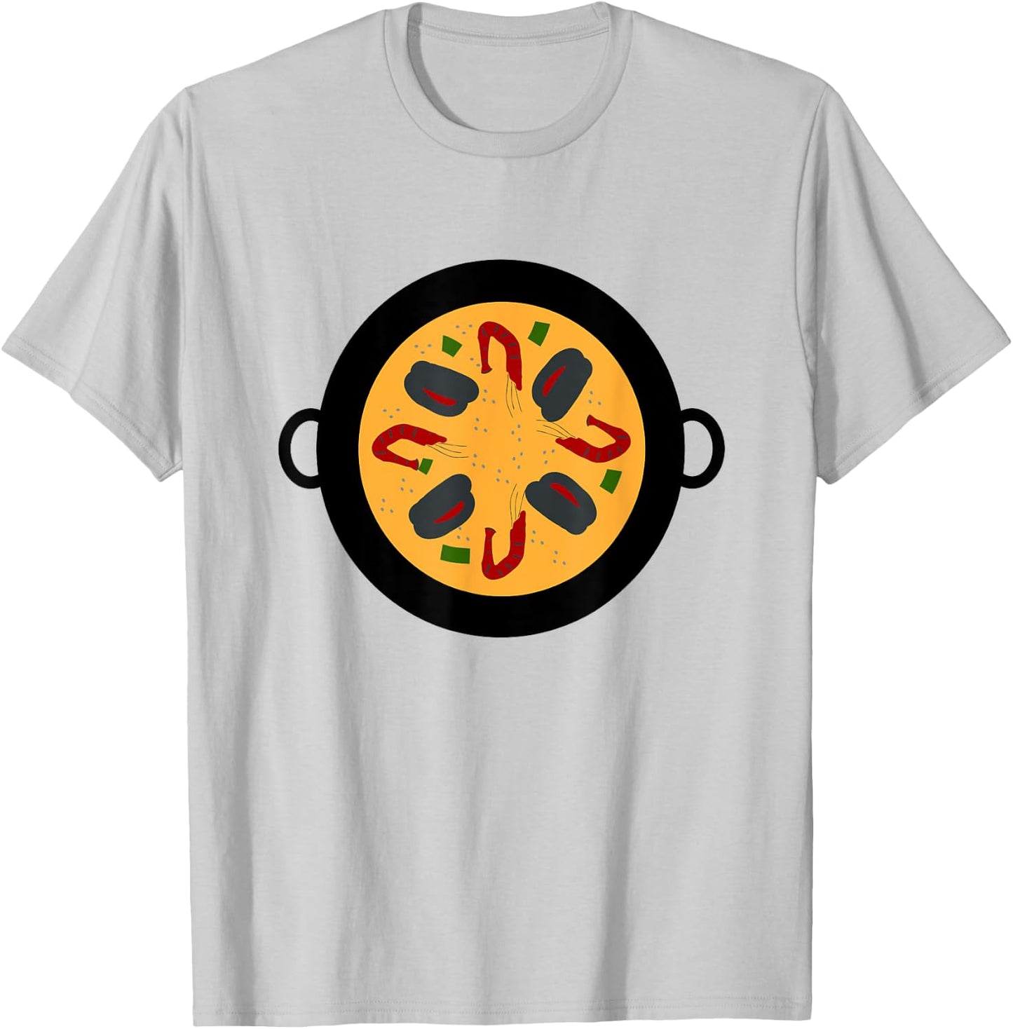 Paella Spanish Food Spain Valencia T-Shirt - T-Shirt | Ash