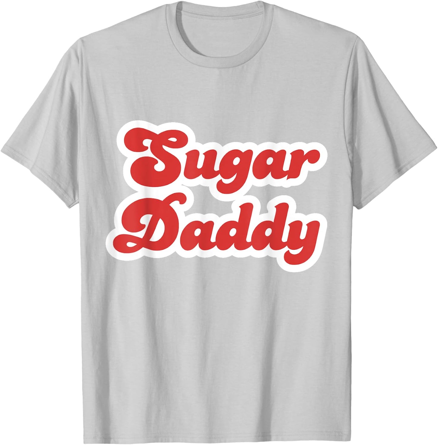 Candy Retro Sugar Daddy Father's Day Vintage Parenting Humor T-Shirt - T-Shirt | Ash