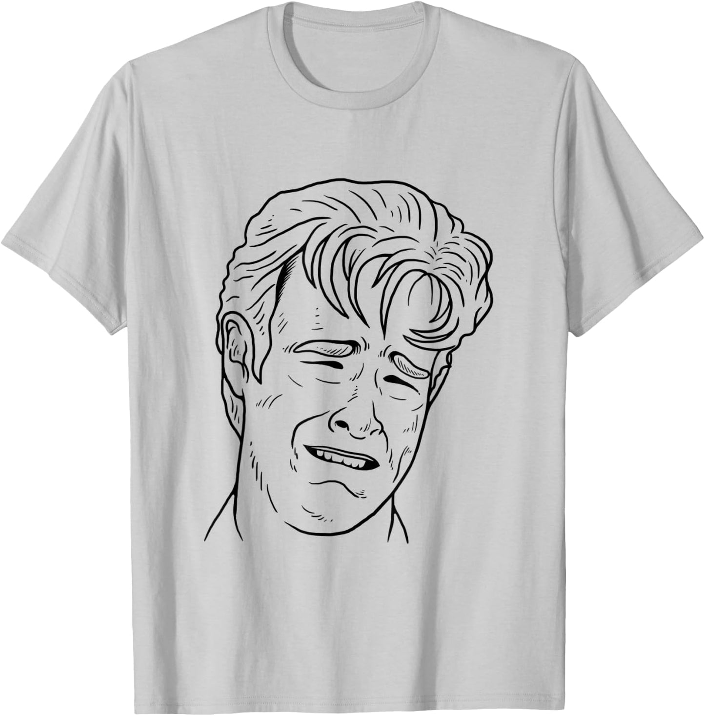 Crying Dawson - Meme Internet Emotions Funny Sad T-Shirt - T-Shirt | Ash