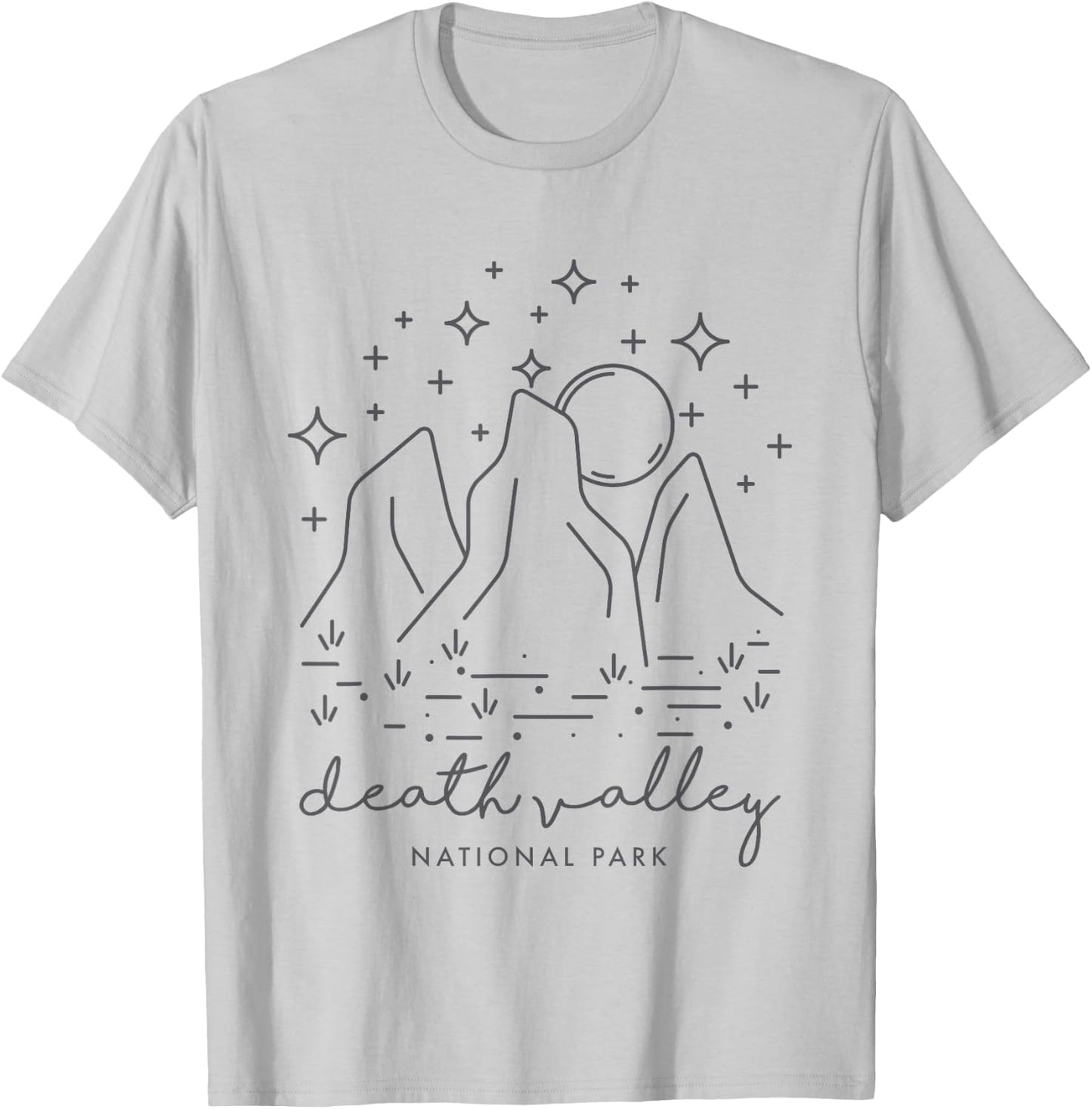 Death Valley National Park Cool Vintage Desert Souvenir T-Shirt - T-Shirt | Ash