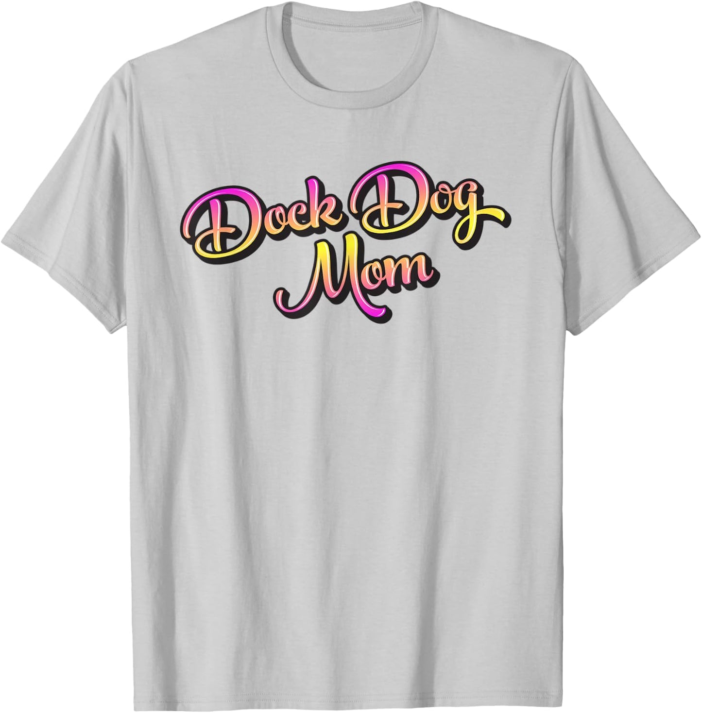 Dock Diving Dog for a Dock Dog Mom T-Shirt - T-Shirt | Ash