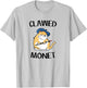 Funny Cat - French Artist Painting Clawed Monet Men Women Girls Kids T-Shirt - T-Shirt | Ash