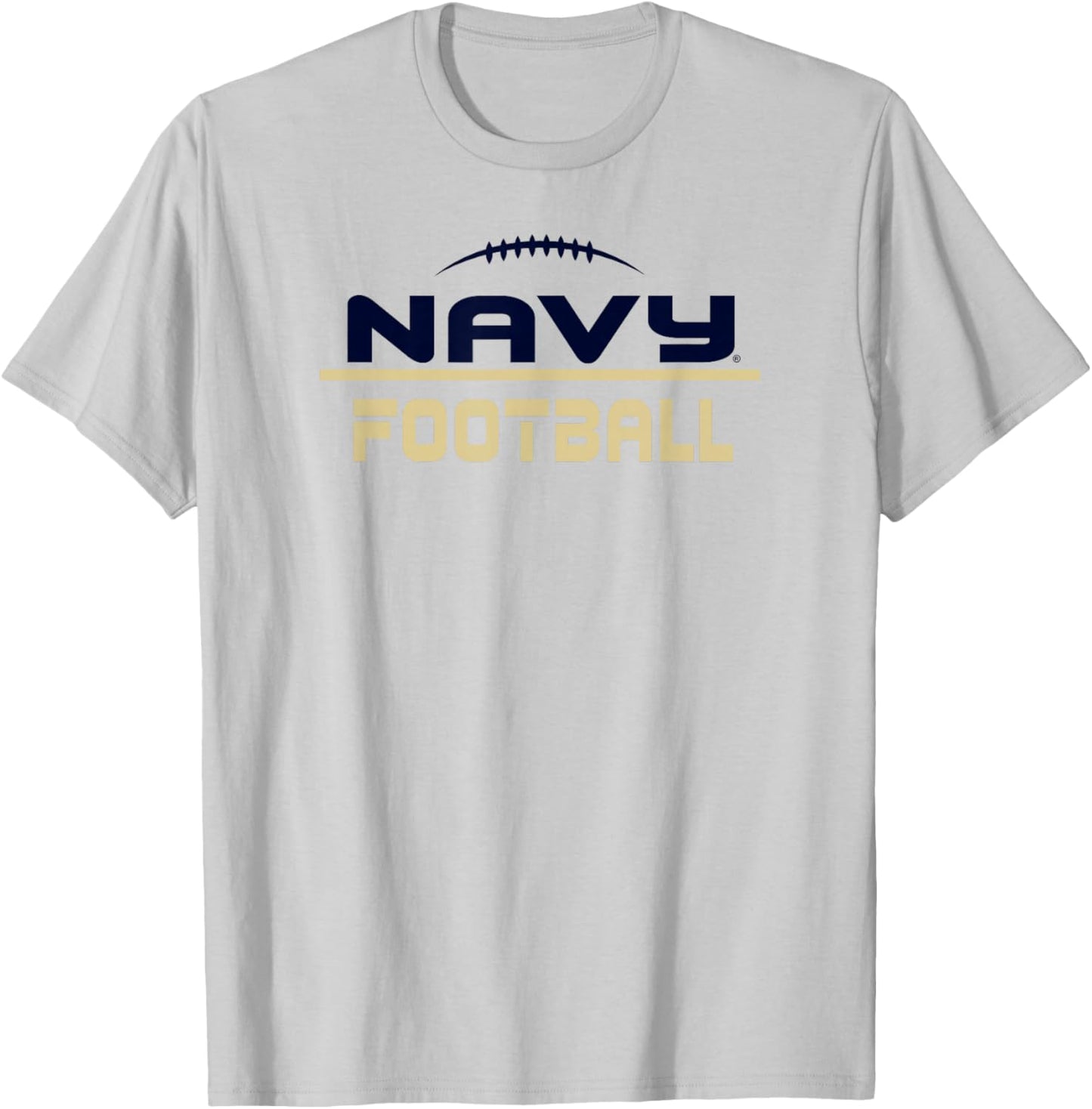 Navy Midshipmen Football Scramble White Officially Licensed T-Shirt - T-Shirt | Ash