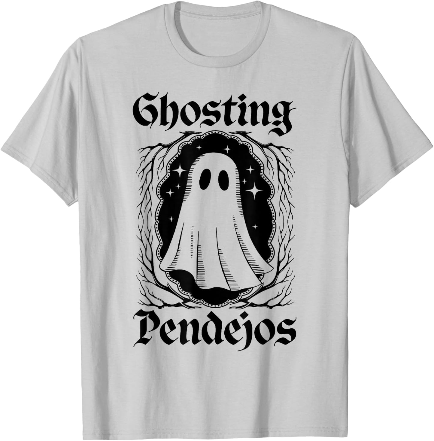 Ghosting Pendejos Funny Mexican Ghost Halloween Costumes T-Shirt - T-Shirt | Ash