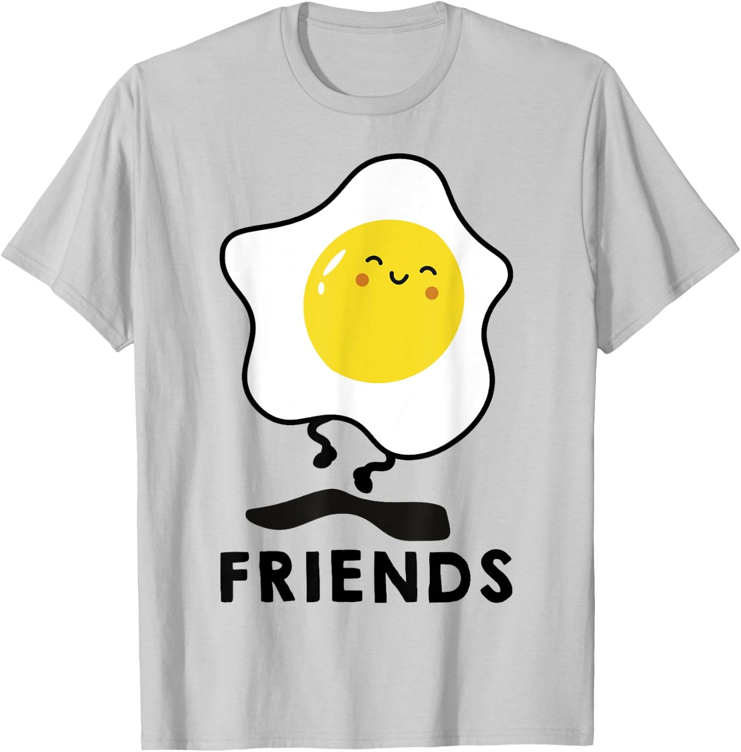 Bacon and Egg Matching BFF Best Friend T Shirts Bestie T-Shirt - T-Shirt | Ash