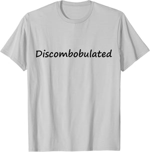 Discombobulated Stuff Discombobulated - Grey, Small, Classic Fit, , Short Sleeve, -Adults, Casual, All Seasons T-Shirt - T-Shirt | Ash
