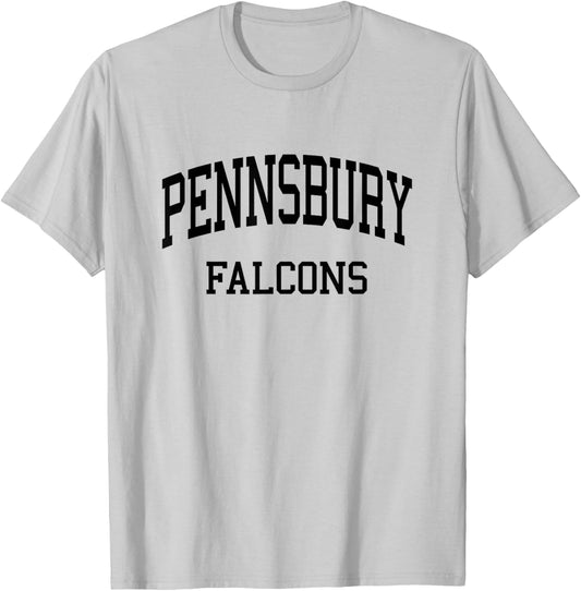 Pennsbury High School HS Fairless Hills PA Retro T-Shirt - T-Shirt | Ash