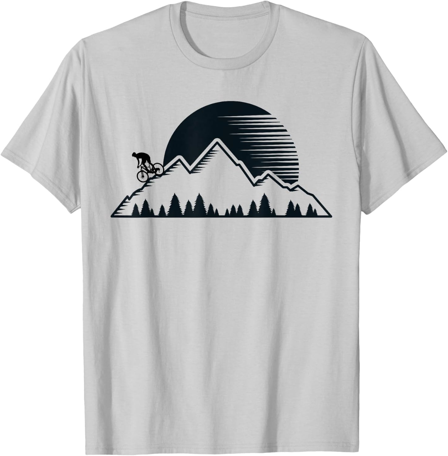 Vintage Mountain Bike - Outdoor MTB Downhill Biking Men T-Shirt - T-Shirt | Ash
