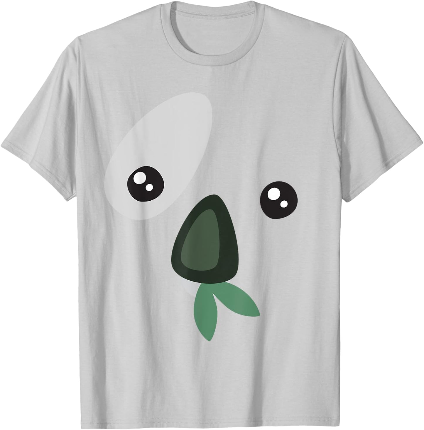 Koala Cute Koala Face Halloween Costume Shirt T-Shirt - T-Shirt | Ash