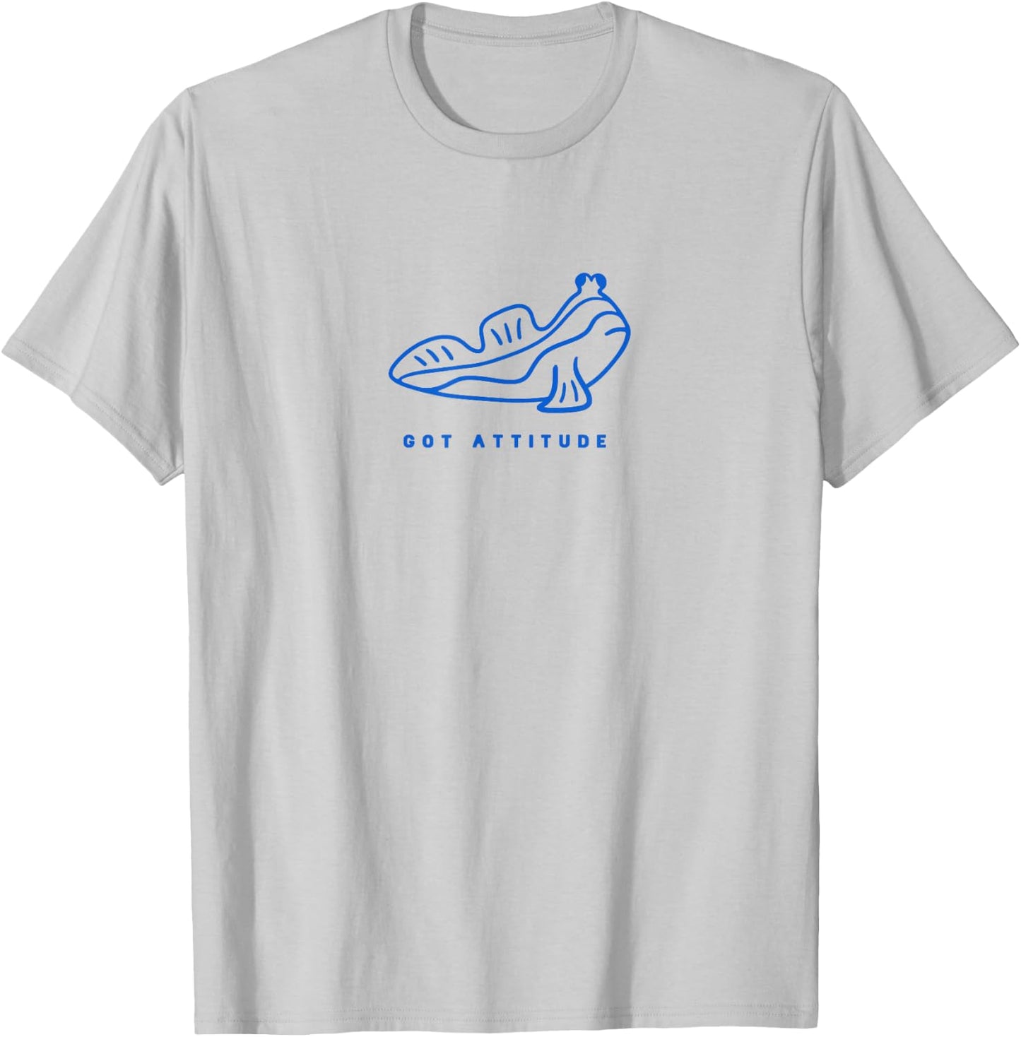 Mudskipper. Minimalist art of a fish with attitude T-Shirt - T-Shirt | Ash