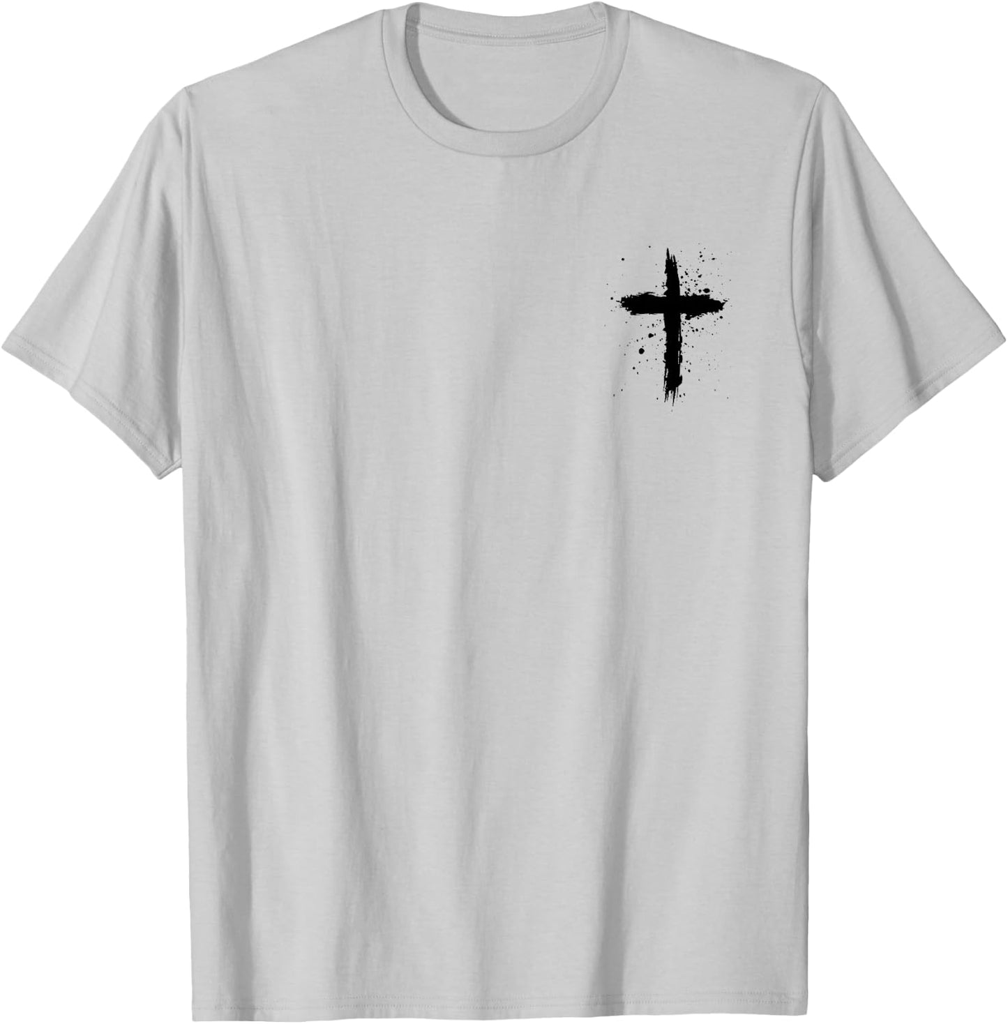 God's Child PSALM 23 Front And Back Print For Christian T-Shirt - T-Shirt | Ash