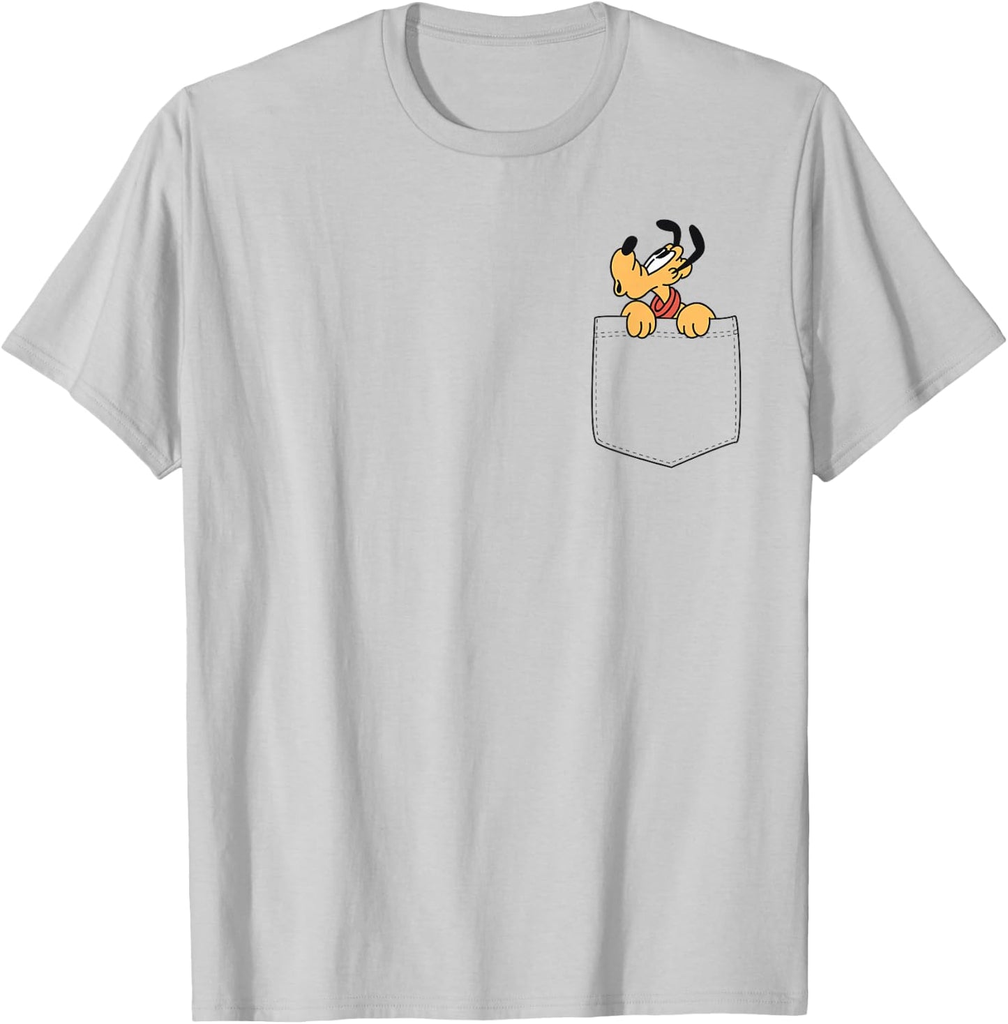 Disney - Pluto Pocket T-Shirt - T-Shirt | Ash