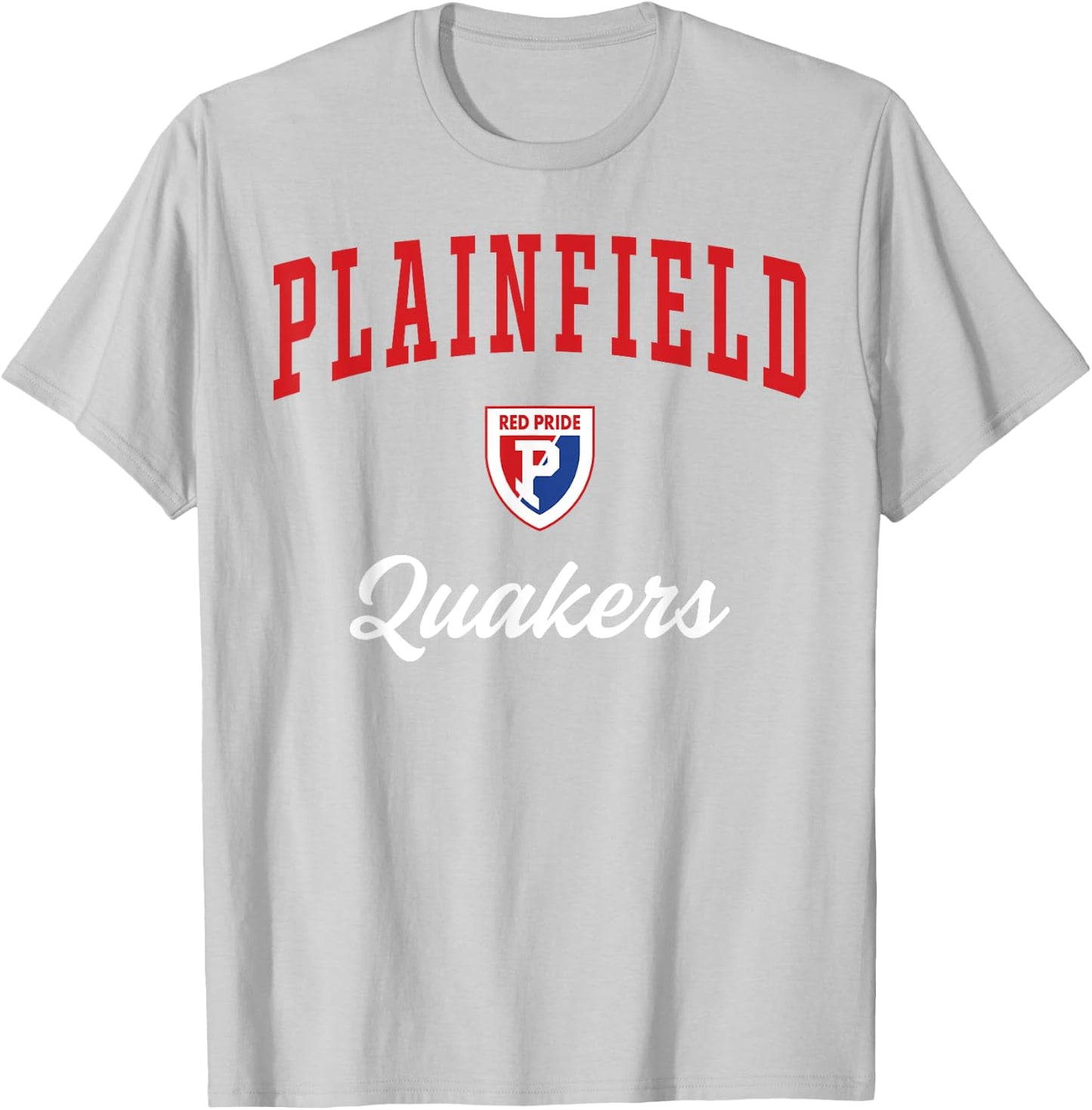 Plainfield High School Quakers T-Shirt - T-Shirt | Ash