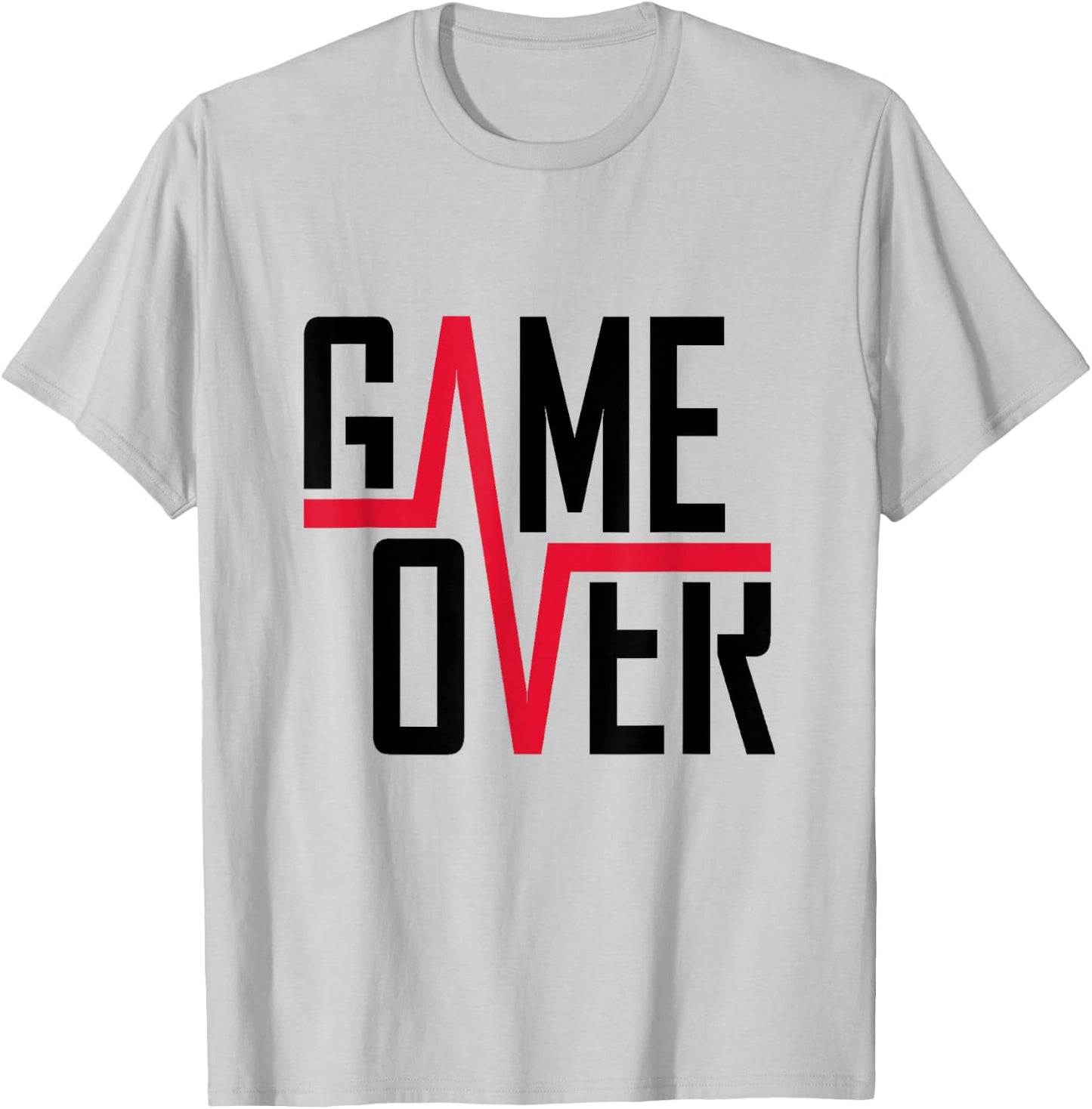 Game Over T-Shirt - T-Shirt | Ash
