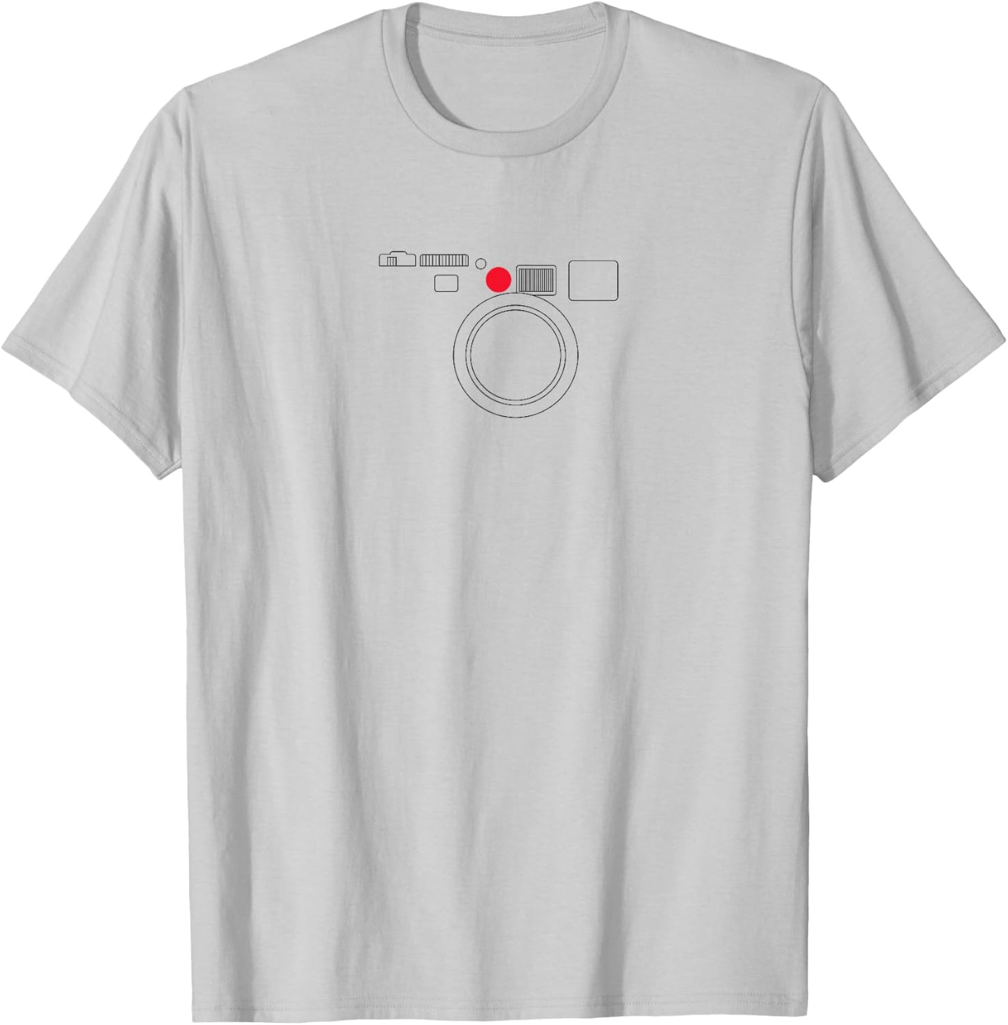Minimalist Leica M Retro Film T-Shirt - T-Shirt | Ash