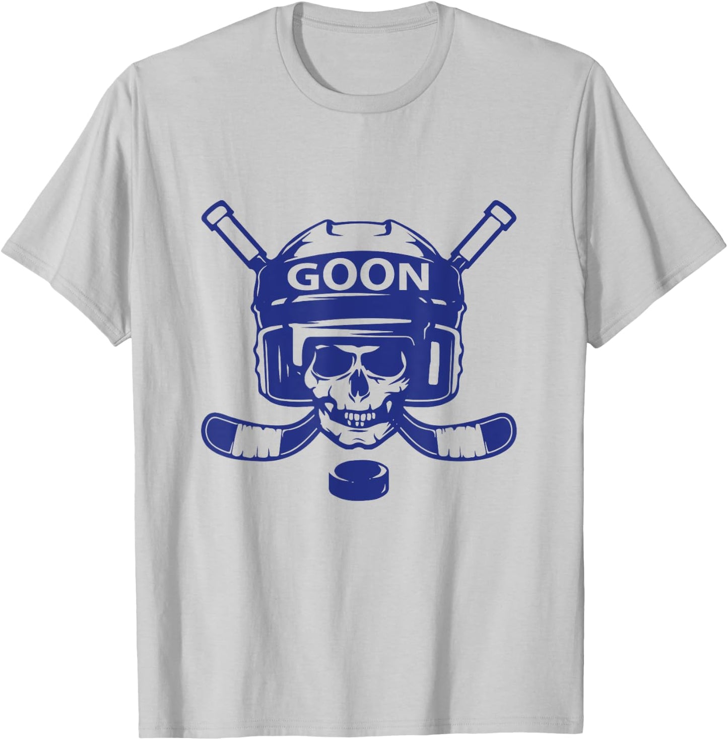 Goon Youth Hockey Player Fan T-Shirt - T-Shirt | Ash