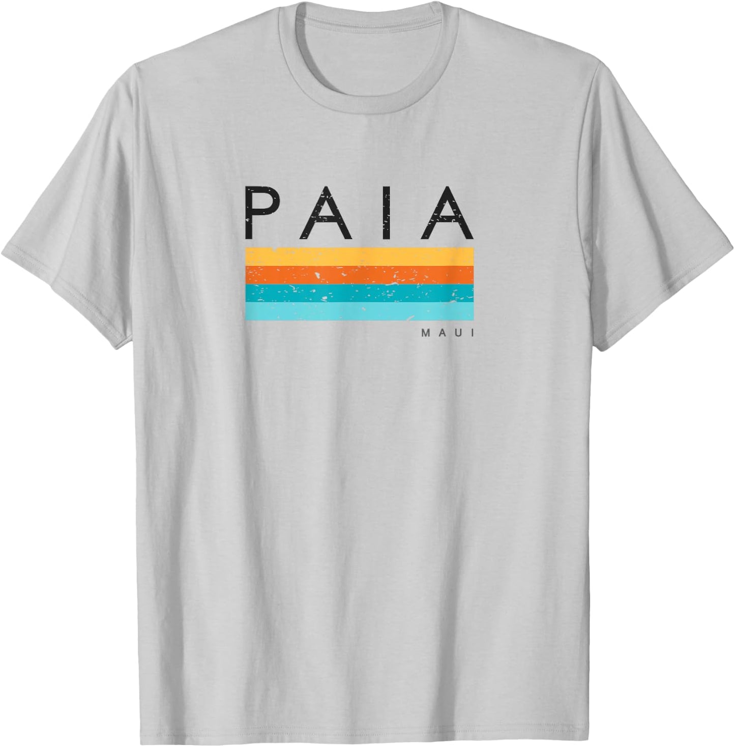 Retro Paia Maui Vintage Design T-Shirt - T-Shirt | Ash