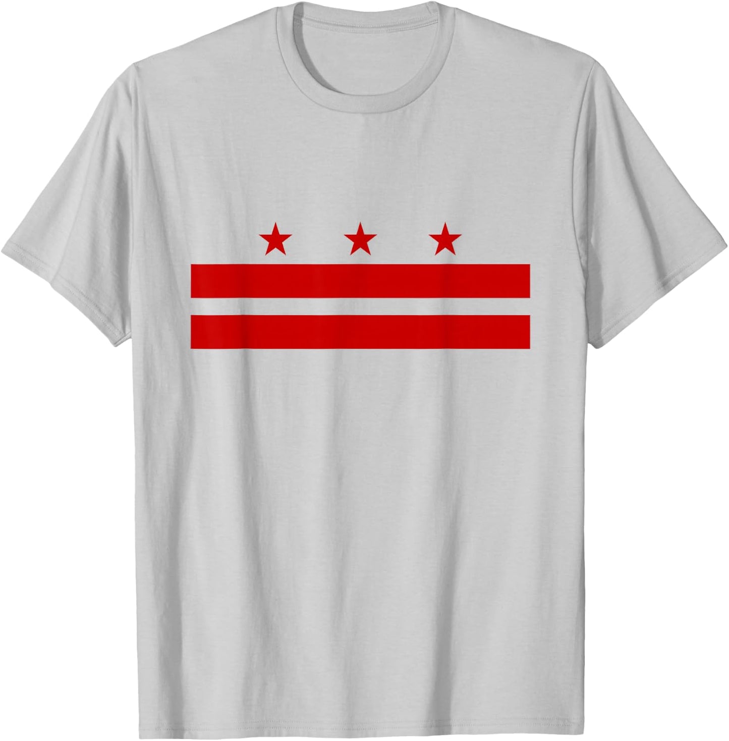 Washington, D.C. Flag, A Capital City, Men Women T-Shirt - T-Shirt | Ash