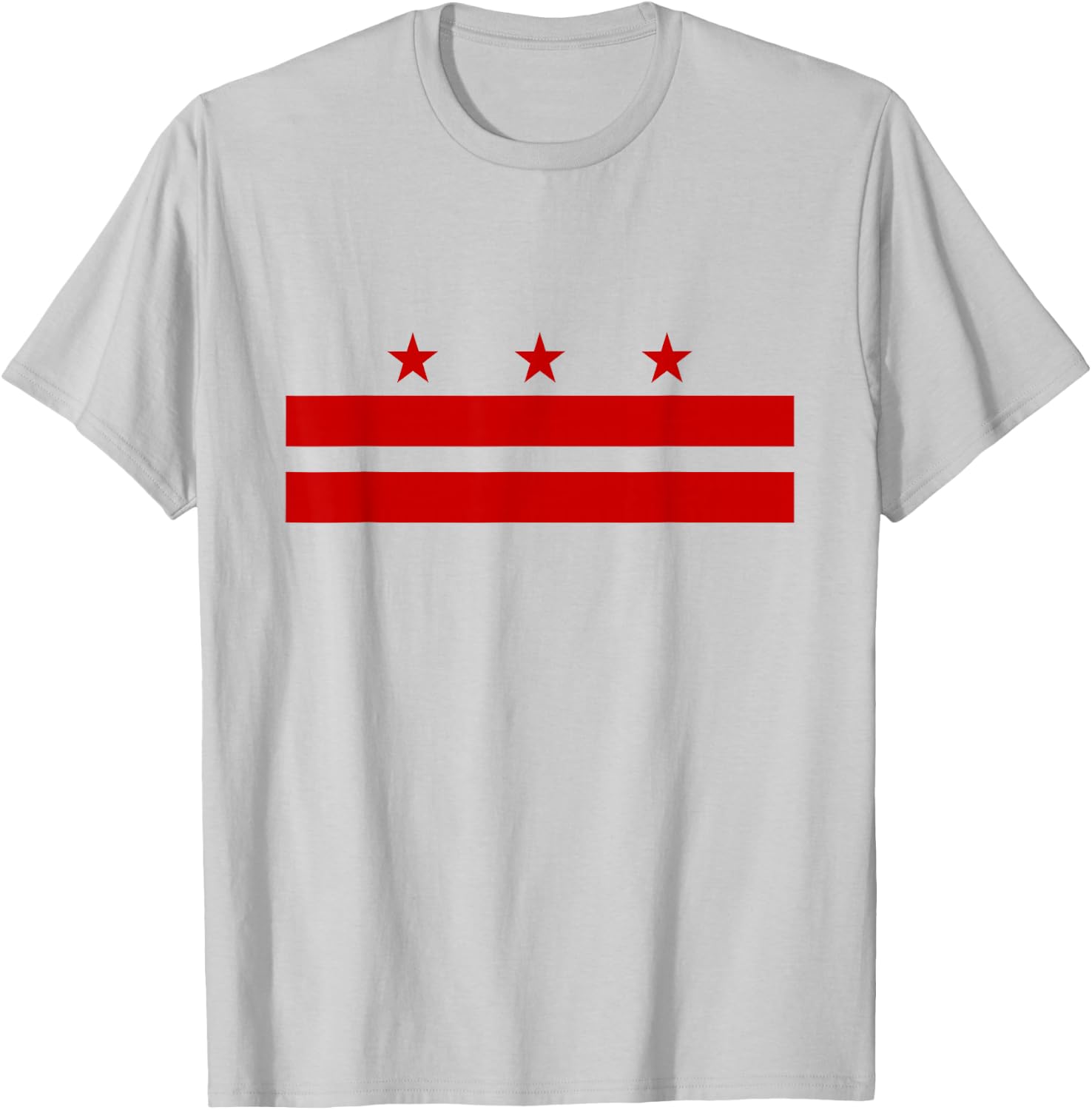 Washington, D.C. Flag, A Capital City, Men Women T-Shirt - T-Shirt | Ash