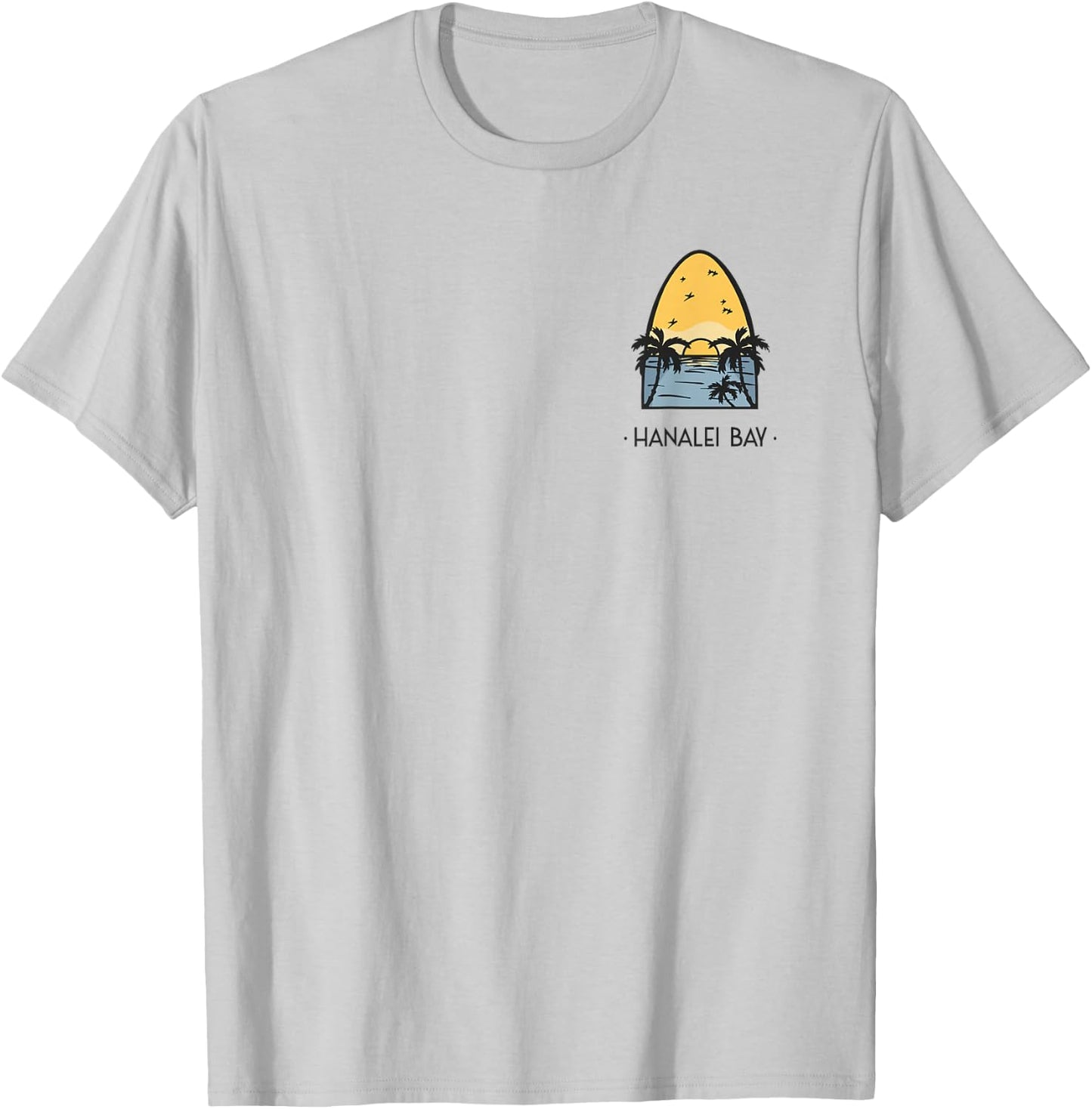 Hanalei Bay Vintage Surf T-Shirt - T-Shirt | Ash
