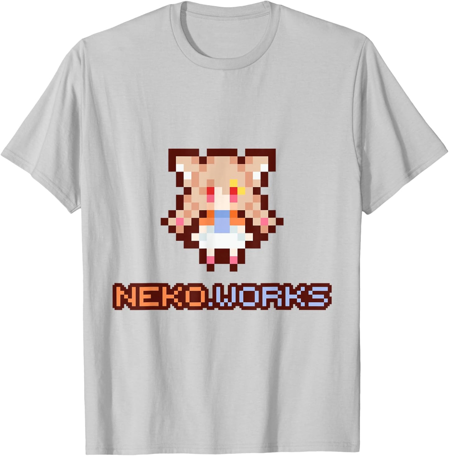 nekodotworks - Pixel art Miyu T-Shirt - T-Shirt | Ash