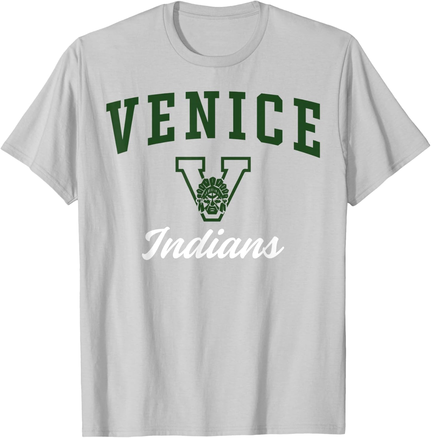 Venice High School Indians C3 T-Shirt - T-Shirt | Ash