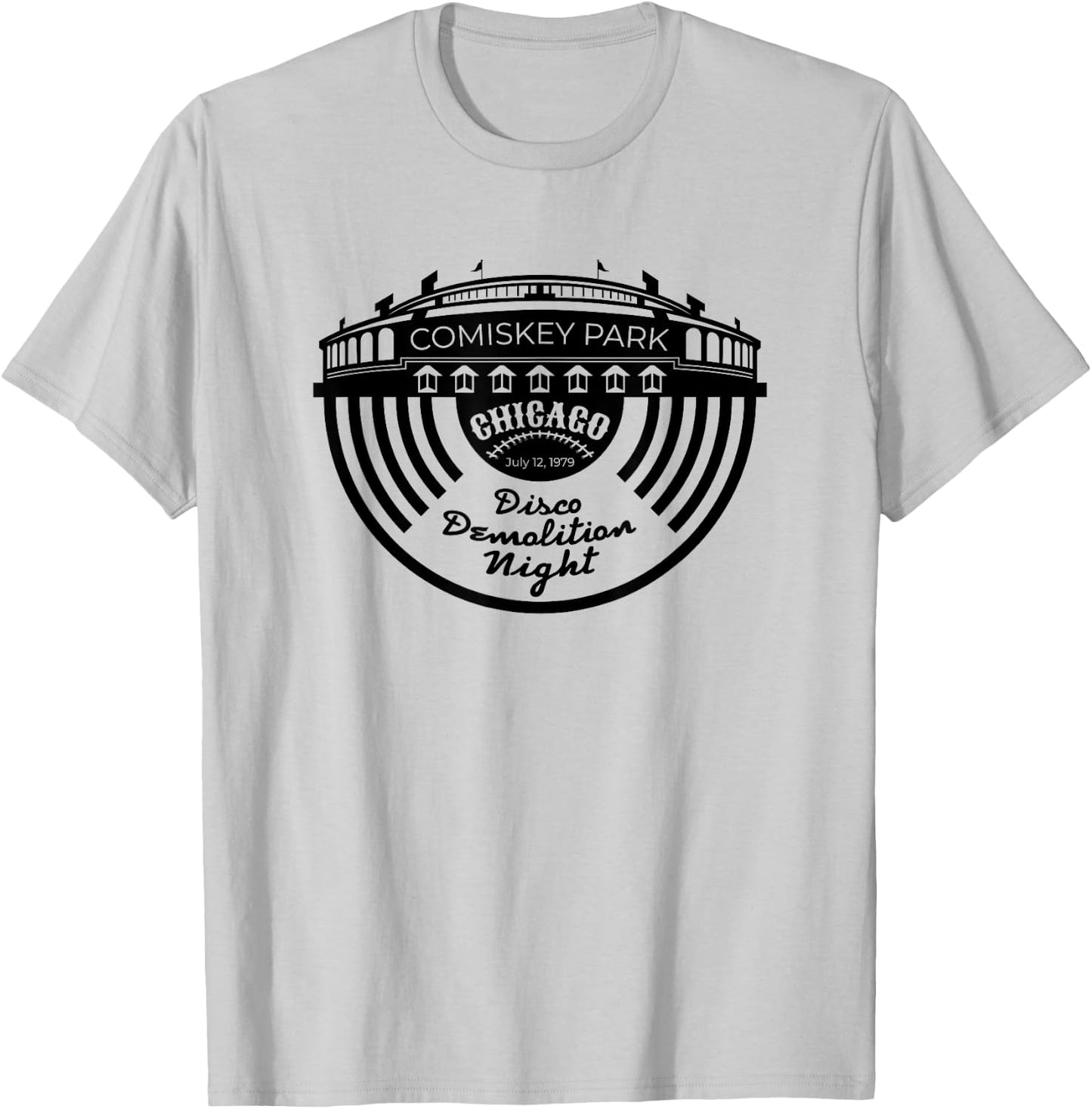 Old Comiskey Park Shirt Vintage Disco Demolition Night T-Shirt - T-Shirt | Ash