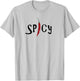 Spicy Hottie funny with Chili Pepper T-Shirt - T-Shirt | Ash