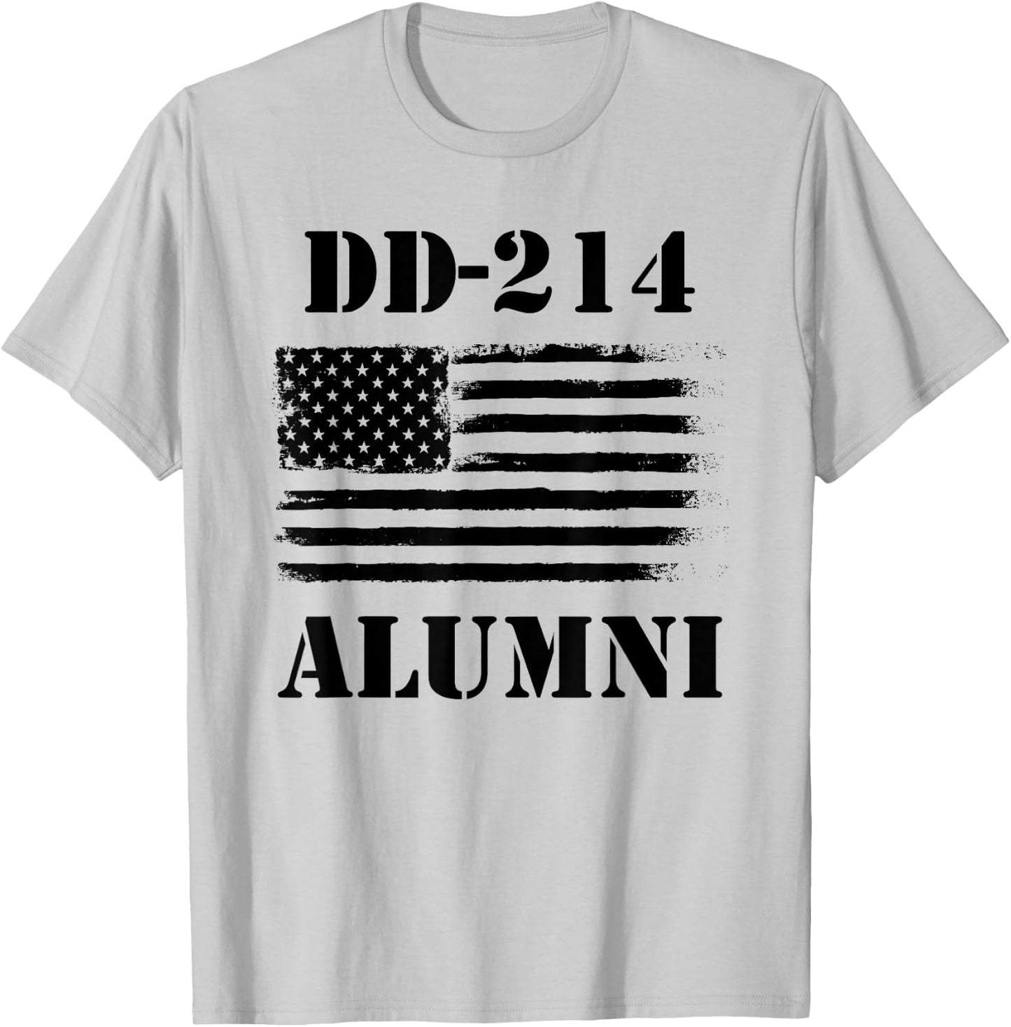 DD 214 Alumni - Veteran Gift Retired American Soldier T-Shirt - T-Shirt | Ash